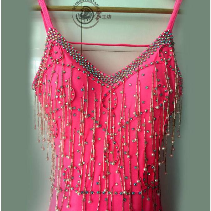 社交ダンス衣装 ラテンダンス衣装 ダンスドレス ラテンドレス ダンス チャチャ タンゴ 衣装 ダンスウエア 競技 高級ドレス ワンピース 衣装 ワンピース ダンスドレス 豪華 社交ダンス 開場ドレス