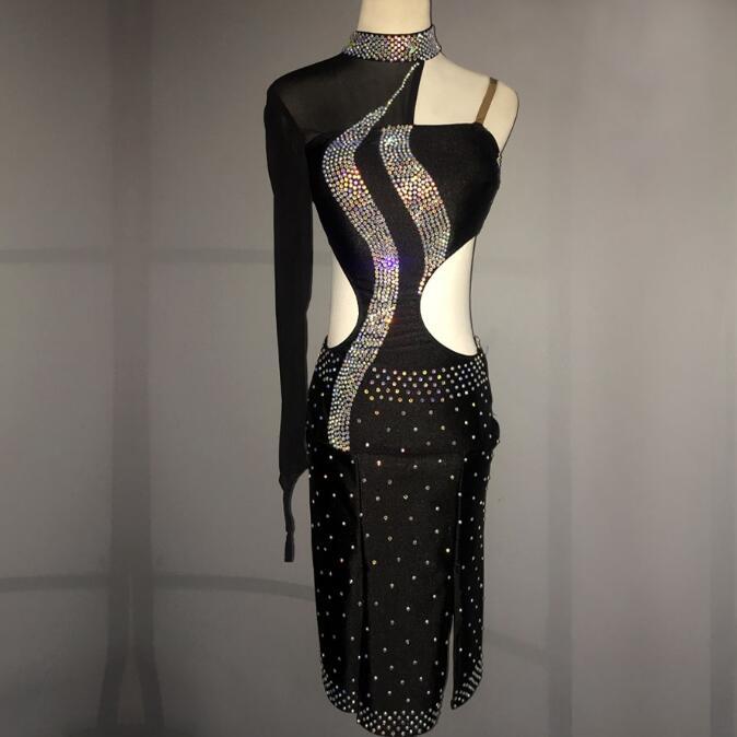 社交ダンス衣装 ラテンダンス衣装 ダンスドレス ラテンドレス ダンス チャチャ タンゴ 衣装 ダンスウエア 競技 高級ドレス ワンピース