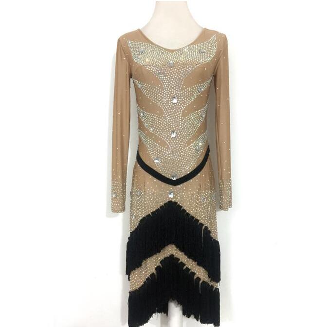 社交ダンスドレス 社交ダンス 衣装 モダンドレス 大きい裾 社交ダンス競技用のドレス ダンスウエア 練習服 競技着 演出用