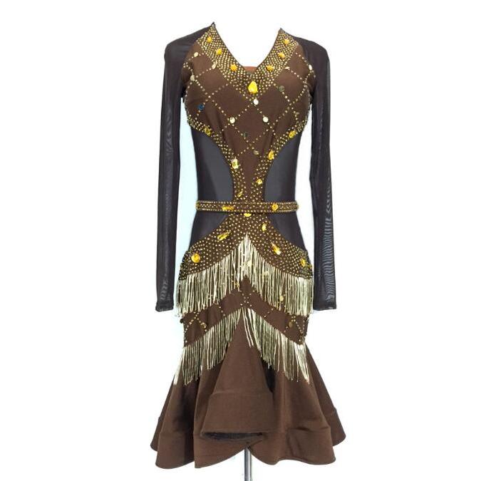 社交ダンスドレス 社交ダンス 衣装 モダンドレス 大きい裾 社交ダンス競技用のドレス ダンスウエア 練習服 競技着 演出用