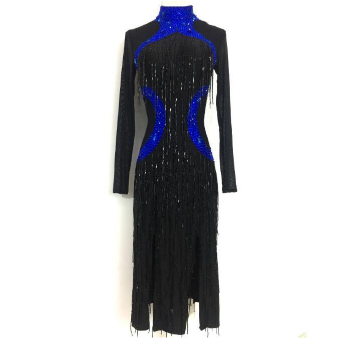 社交ダンスドレス 社交ダンス 衣装 モダンドレス 大きい裾 社交ダンス競技用のドレス ダンスウエア 練習服 競技着 演出用