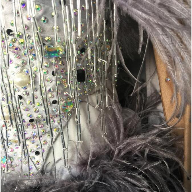 社交ダンスドレス 社交ダンス 衣装 モダンドレス 大きい裾 社交ダンス競技用のドレス ダンスウエア 練習服 競技着 演出用