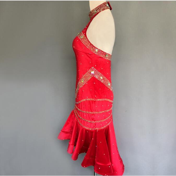 社交ダンスドレス 社交ダンス 衣装 モダンドレス 大きい裾 社交ダンス競技用のドレス ダンスウエア 練習服 競技着 演出用 衣装 社交ダンス 社交ダンスドレス 豪華 開場ドレス ワンピース