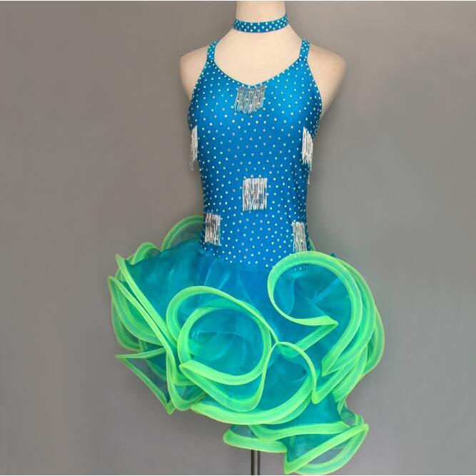 社交ダンス衣装 ラテンダンス衣装 ダンスドレス ラテンドレス ダンス チャチャ タンゴ 衣装 ダンスウエア 競技 高級ドレス ワンピース