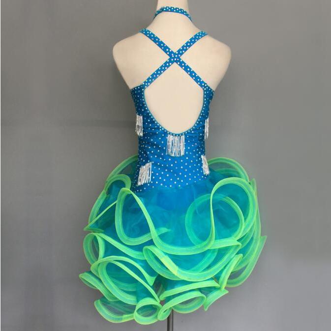 社交ダンス衣装 ラテンダンス衣装 ダンスドレス ラテンドレス ダンス チャチャ タンゴ 衣装 ダンスウエア 競技 高級ドレス ワンピース Y1117086847(10290円)