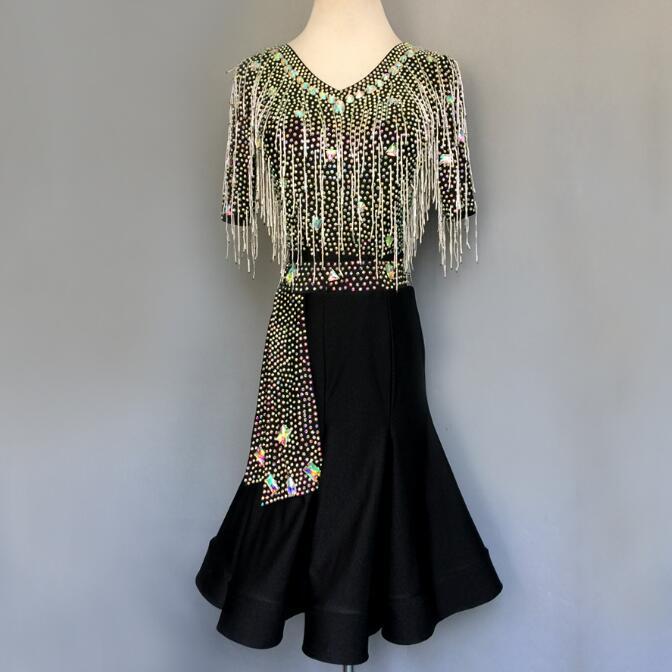 社交ダンス衣装 ラテンダンス衣装 ダンスドレス ラテンドレス チャチャ タンゴ ラテンダンス 衣装 パーティー イベント ラテンドレス ダンス衣装