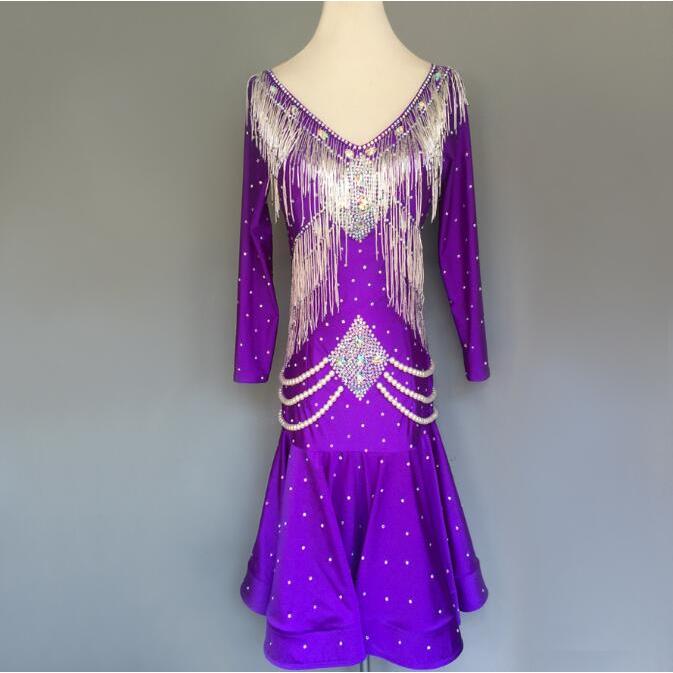 社交ダンス衣装 ラテンダンス衣装 ダンスドレス ラテンドレス ダンス チャチャ タンゴ 衣装 ダンスウエア 競技 高級ドレス ワンピース