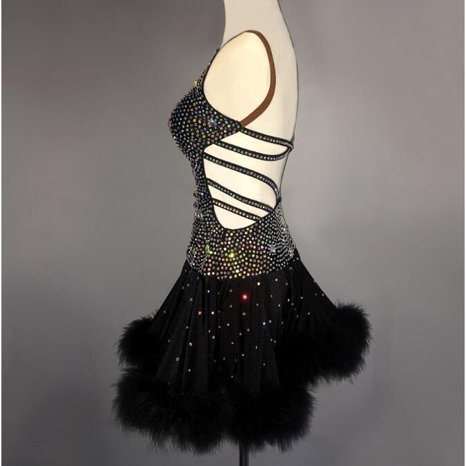 社交ダンスドレス 社交ダンス 衣装 モダンドレス 大きい裾 社交ダンス競技用のドレス ダンスウエア 練習服 競技着 演出用 衣装 社交ダンス 社交ダンスドレス 豪華 開場ドレス ワンピース