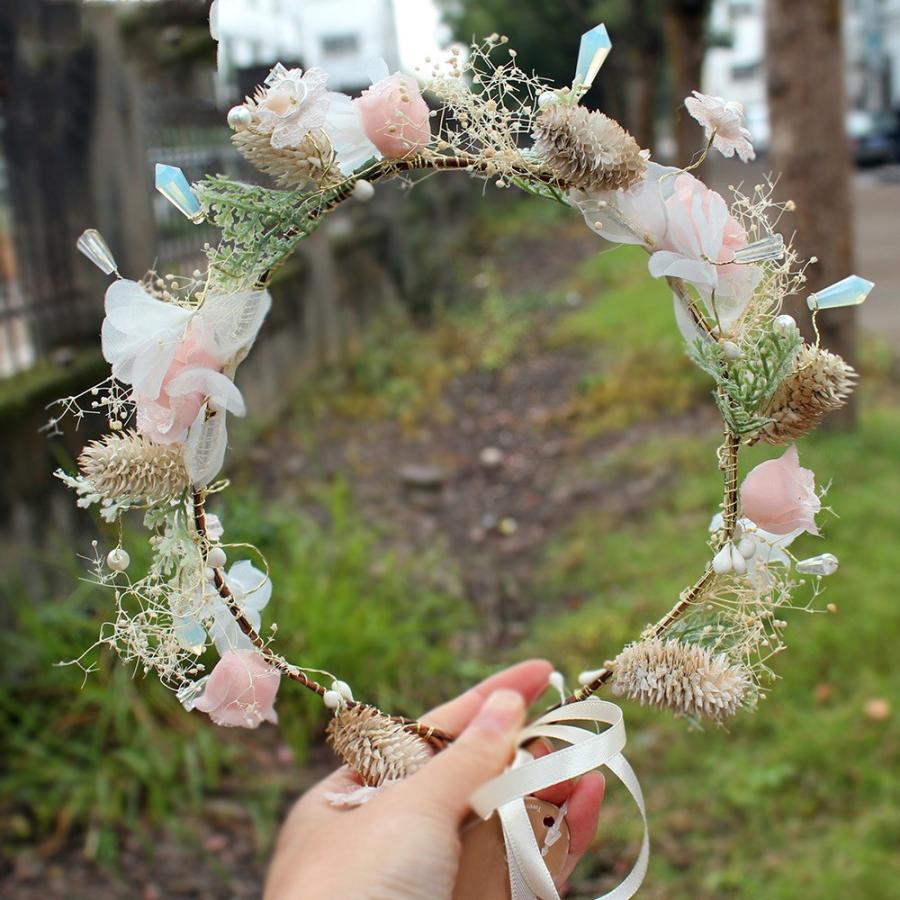 花冠ティアラ ウエディング 花冠 花かんむり ヘアアクセサリー 結婚式 ヘッドアクセ 花輪 森ガール 写真撮り パーティ ブライダル 花嫁 フラワー ガール Hh02 Bigchancenet 通販 Yahoo ショッピング
