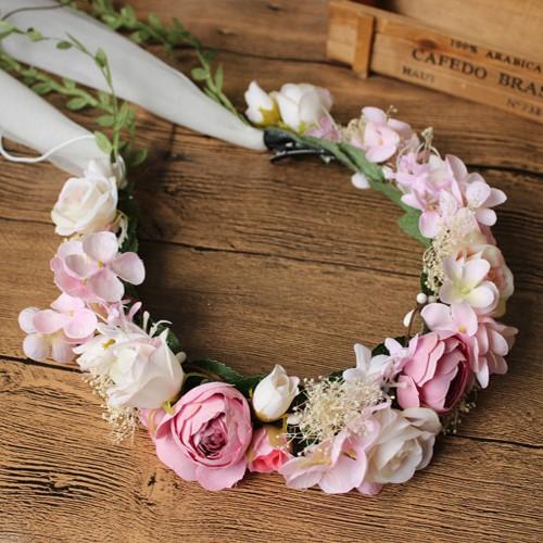 ヘッドドレス 花かんむり ウエディング花冠 シルクフラワー ドレス花冠 造花ナチュラル 花輪 結婚式 花嫁 海外旅行 イベント パーティ 着物 安い 髪飾り Hh79 Bigchancenet 通販 Yahoo ショッピング