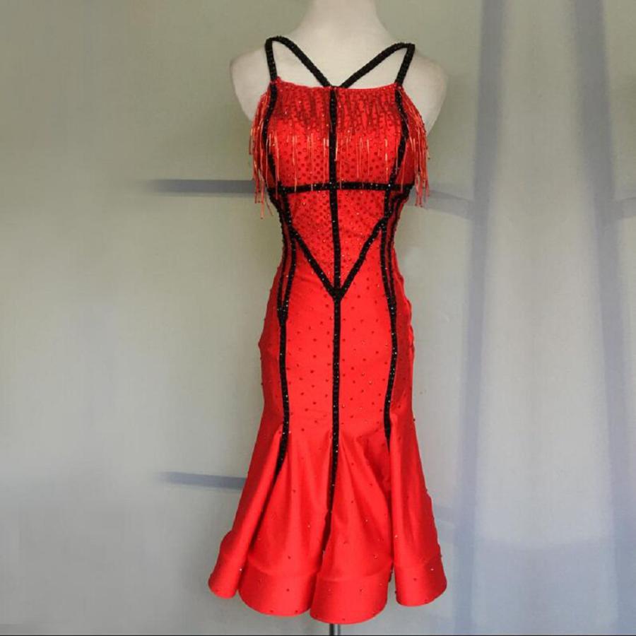 社交ダンス衣装 ラテンダンス衣装 ダンスドレス ラテンドレス ダンス チャチャ タンゴ 衣装 ダンスウエア 競技 高級ドレス ワンピース