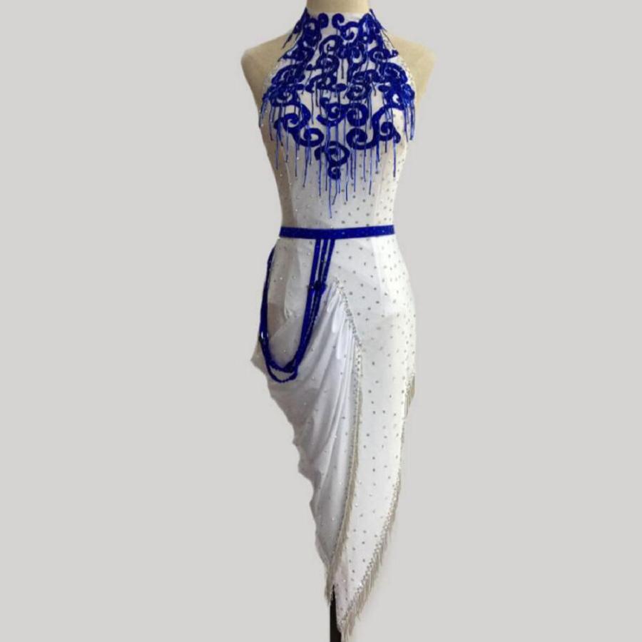 社交ダンスドレス 社交ダンス 衣装 モダンドレス 大きい裾 社交ダンス競技用のドレス ダンスウエア 練習服 競技着 演出用