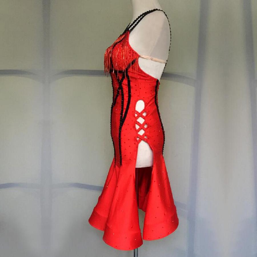 社交ダンス衣装 ラテンダンス衣装 ダンスドレス ラテンドレス ダンス チャチャ タンゴ 衣装 ダンスウエア 競技 高級ドレス ワンピース 衣装 ワンピース ダンスドレス 豪華 社交ダンス 開場ドレス