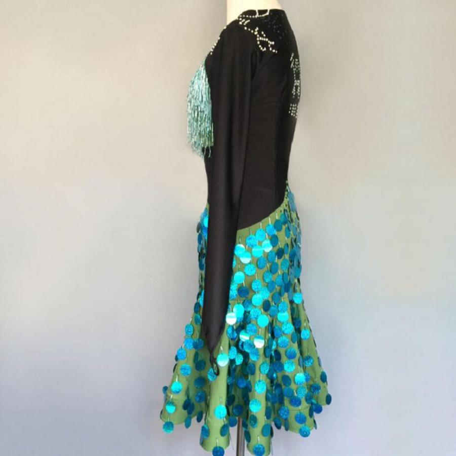 社交ダンスドレス 社交ダンス 衣装 モダンドレス 大きい裾 社交ダンス競技用のドレス ダンスウエア 練習服 競技着 演出用 衣装 社交ダンス 社交ダンスドレス 豪華 開場ドレス ワンピース