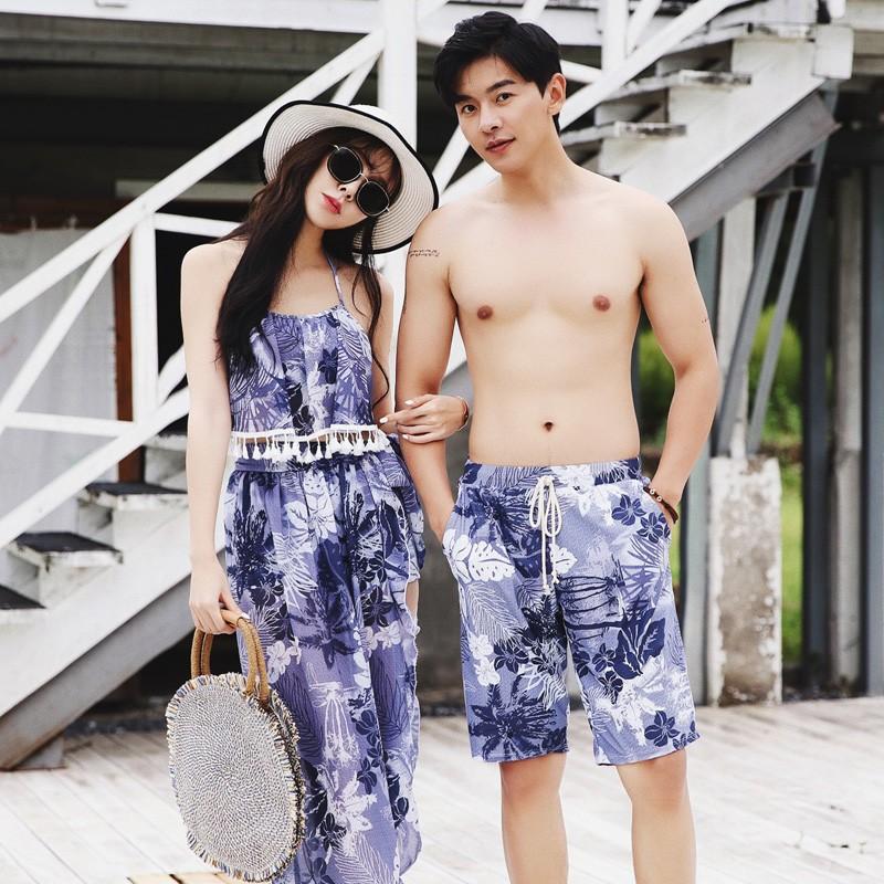 新品本物 水着 レディース ペアルック 水着 カップル お揃い 水着ペア 体型カバー タンキニ メンズ パンツ ハーフパンツ 海水浴 温泉 海外旅行 新品水着セット メール便なら送料無料 Pacifutar Hu