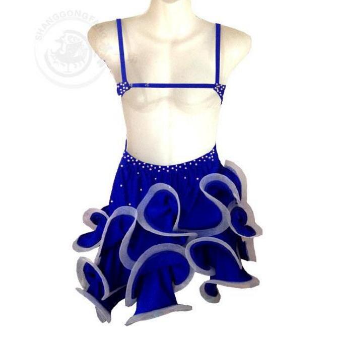 社交ダンスドレス 社交ダンス 衣装 モダンドレス 大きい裾 社交ダンス競技用のドレス ダンスウエア 練習服 競技着 演出用 衣装 社交ダンス 社交ダンスドレス 豪華 開場ドレス ワンピース