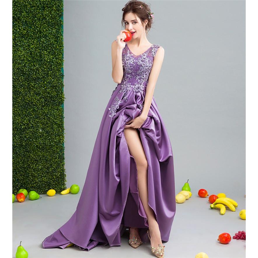 ロングドレス ウェディングドレス イブニングドレス 演奏会 カラードレス 大きいサイズ ドレス ロング 結婚式 お呼ばれ 大きい ピアノ ステージドレス パープル Lfck0 Bigchancenet 通販 Yahoo ショッピング