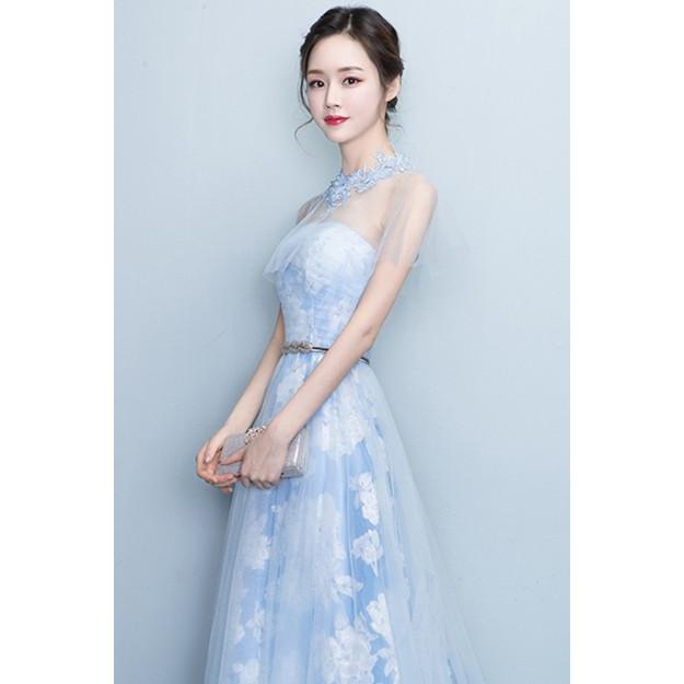 ロングドレス 結婚式 大きいサイズ パーティードレス パーティドレス ワンピース ドレス ウェディングドレス ドレス 水色 Lfck8 Bigchancenet 通販 Yahoo ショッピング