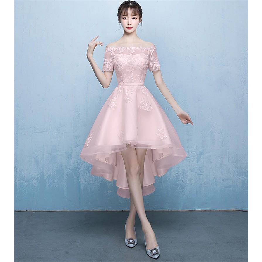 ウェディングドレス ショートドレス パーティードレス 10代 代 30代 ワンピース おしゃれ フォーマル お呼ばれ カラードレス ワンピ ミニ ドレス ピンク Lfdk280 Bigchancenet 通販 Yahoo ショッピング