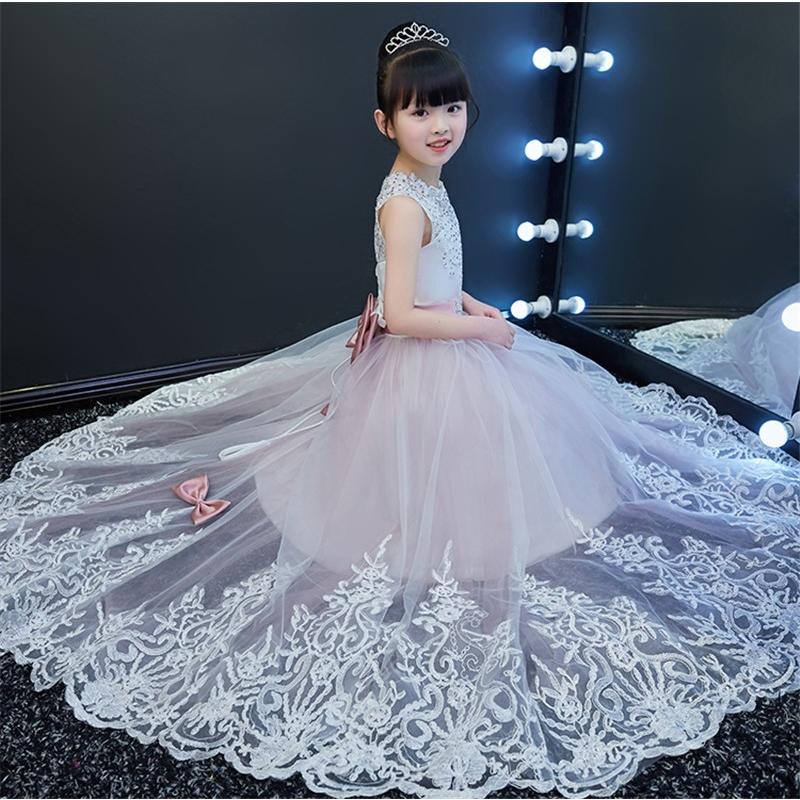 素敵なドレス 子供ドレス ピアノ発表会 ロングドレス 女の子 二次会 花嫁 ジュニア 結婚式 キッズ 子供服 フォーマル ピンク Rtlf180 Bigchancenet 通販 Yahoo ショッピング