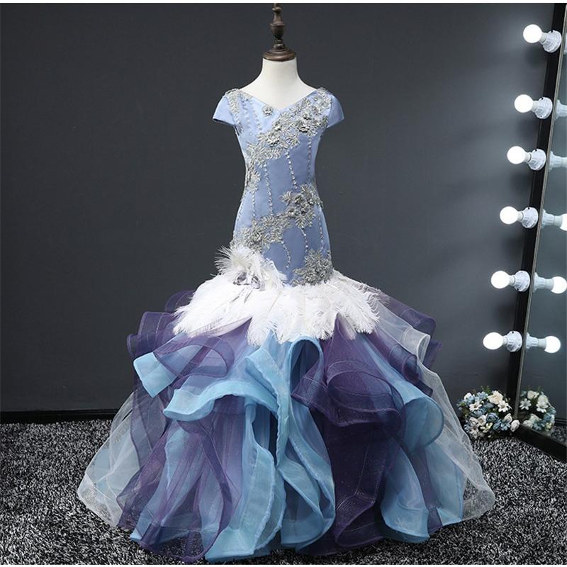 直売正規品 21新品 ピアノ発表会 ウエディング 子供ドレス 格安 演奏会 結婚式 キッズドレス ワンピース 子供服 女の子 パープル 割引限定 Ssl Daikyogo Or Jp