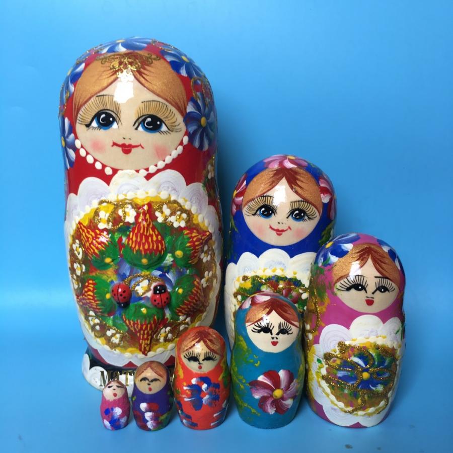 マトリョーシカ ロシア 人形 手作り お土産 動物 ぬいぐるみ 娯楽用品 ギフト プレゼント ロシア巣人形 入れ子人形 飾り分離 ドール 手描き 誕生日に Tw196 Bigchancenet 通販 Yahoo ショッピング
