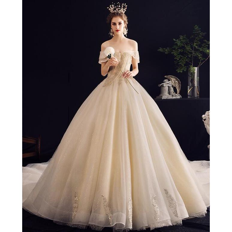 人気格安 花嫁ウェディングドレス 二次会 ロングドレス ビスチェタイプ エンパイアドレス 結婚式 プリンセス ドレスwedding Dress Vze013 Bigchancenet 通販 Yahoo ショッピング