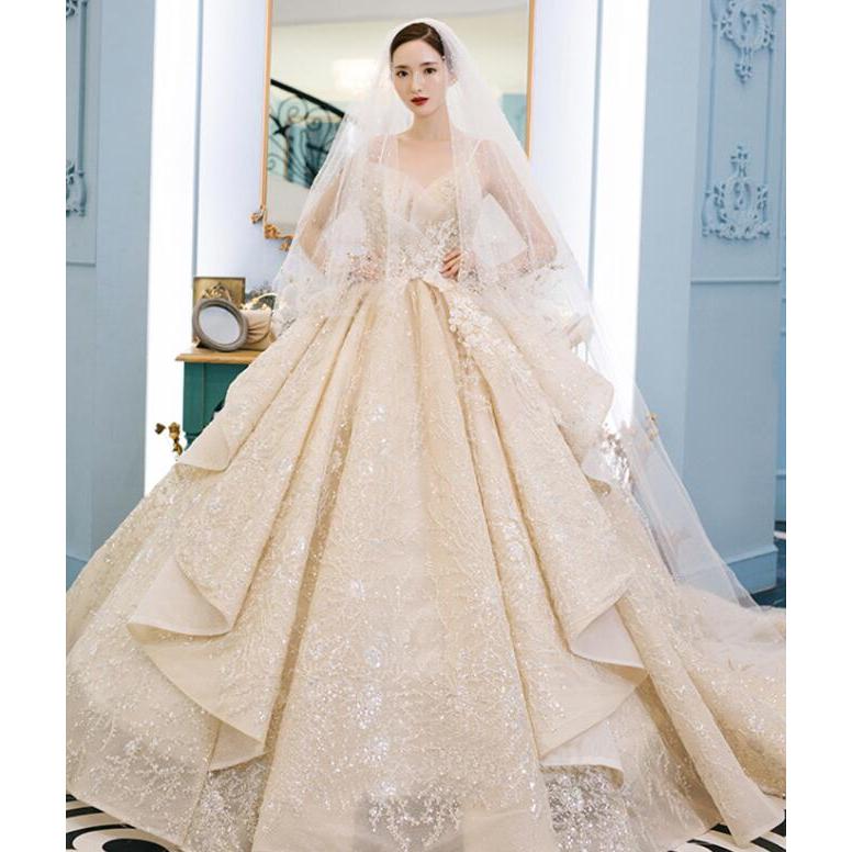 超激安 大きいサイズ 結婚式 花嫁 ロングトレーン ウェディングドレス 高級ウエディングドレス格安 激安お花嫁ドレス結婚式 二次会 パーディ ポイント10倍 Laporgub Jatengprov Go Id