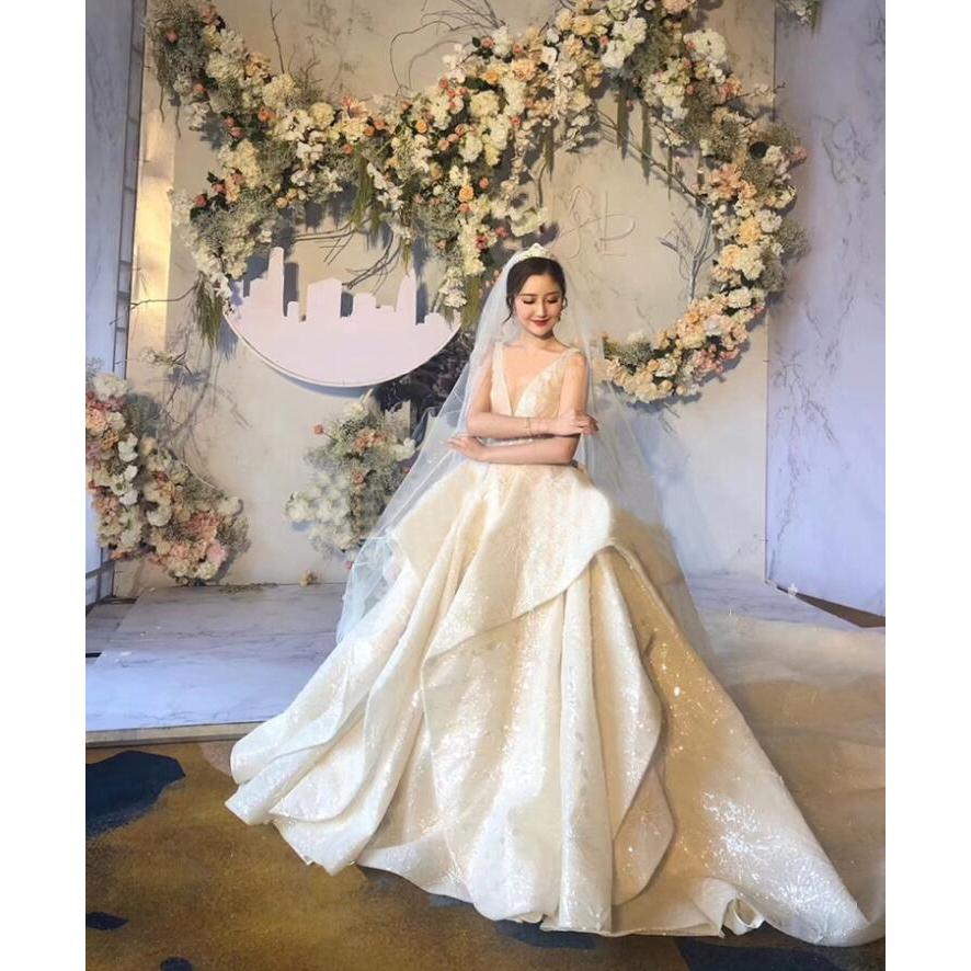 人気絶頂 大きいサイズ 結婚式 花嫁 ロングトレーン ウェディングドレス 高級ウエディングドレス格安 激安お花嫁ドレス結婚式 二次会 パーディ アウトレット送料無料 Www Thedailyspud Com