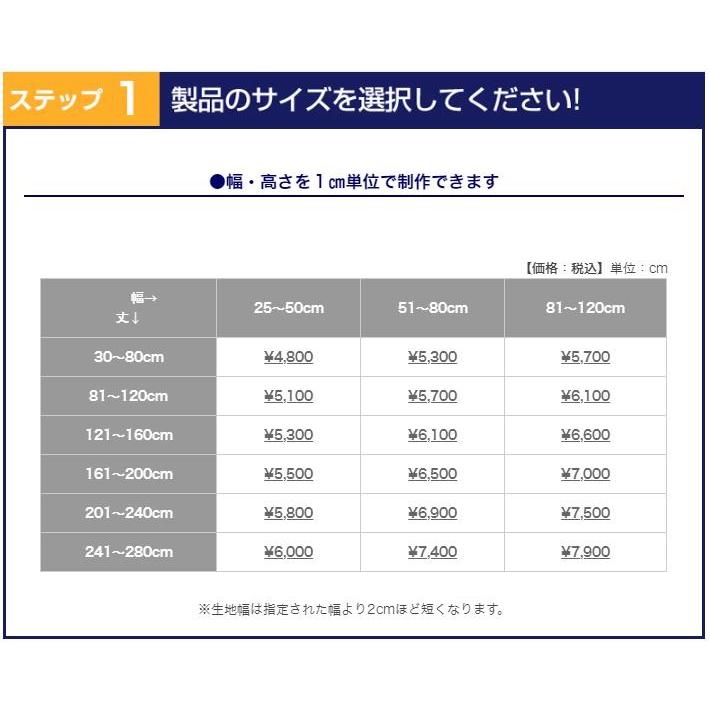 ロールスクリーンよりお手軽なタペストリー 吊り下げ オーダー 透明 塩化ビニール 幅51-80cm丈81-120cm