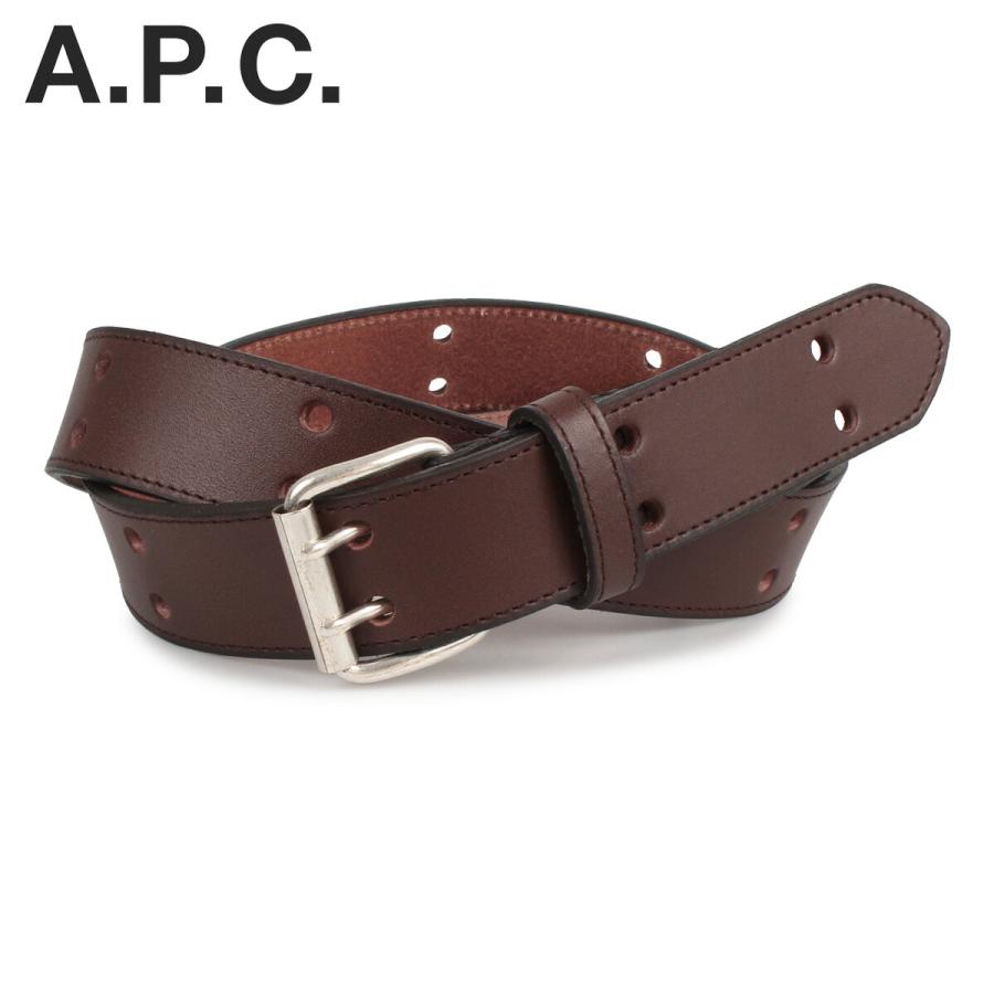 APC パイソンベルトアーペーセーヘビ柄