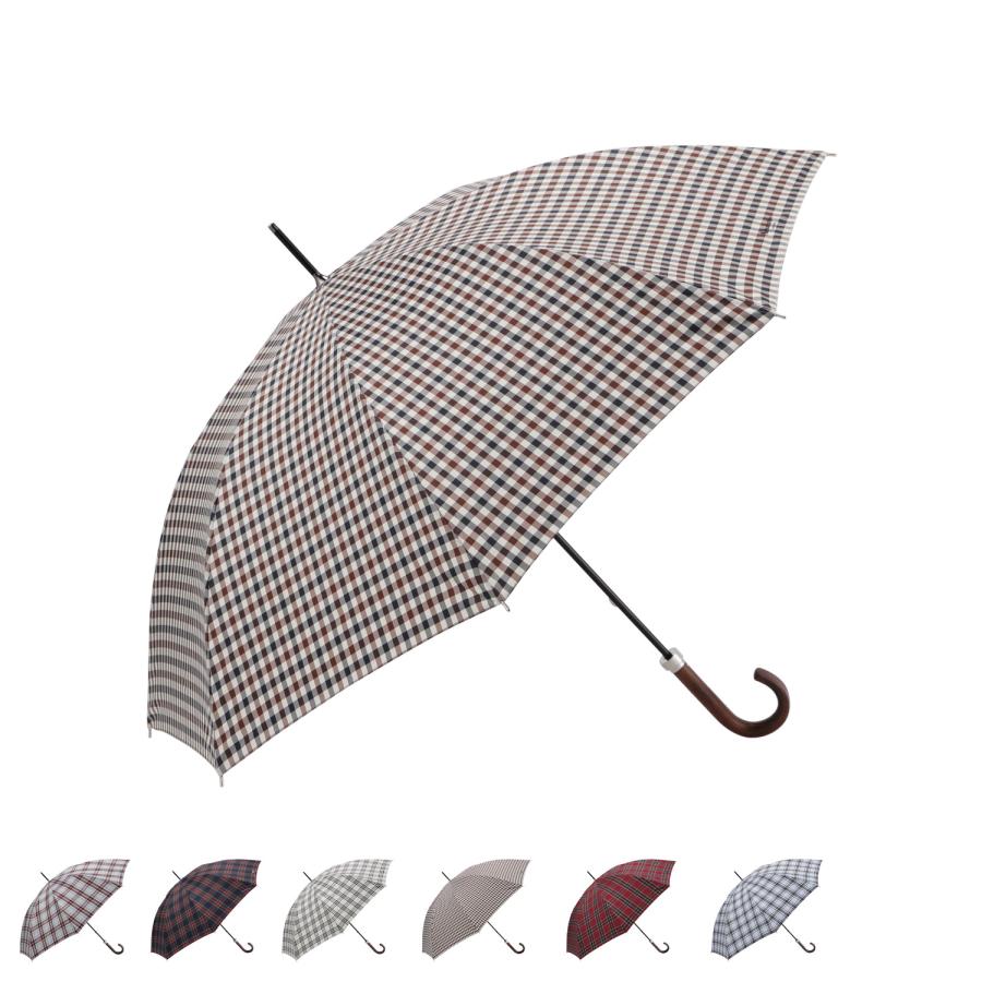 Aquascutum（アクアスキュータム） 雨傘 長傘 先染めチェック