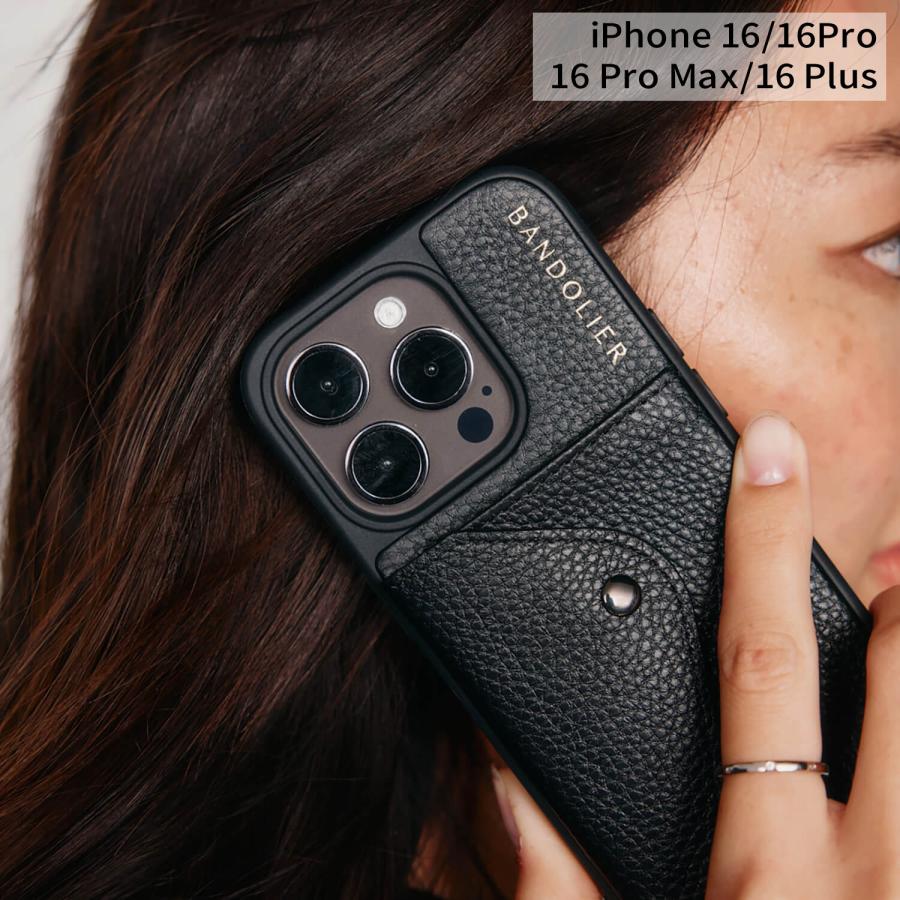 BANDOLIER レザー iPhoneケース iPhone16 BANDOLIER レザー iPhoneケース グレー iPhone16 【公式通販】