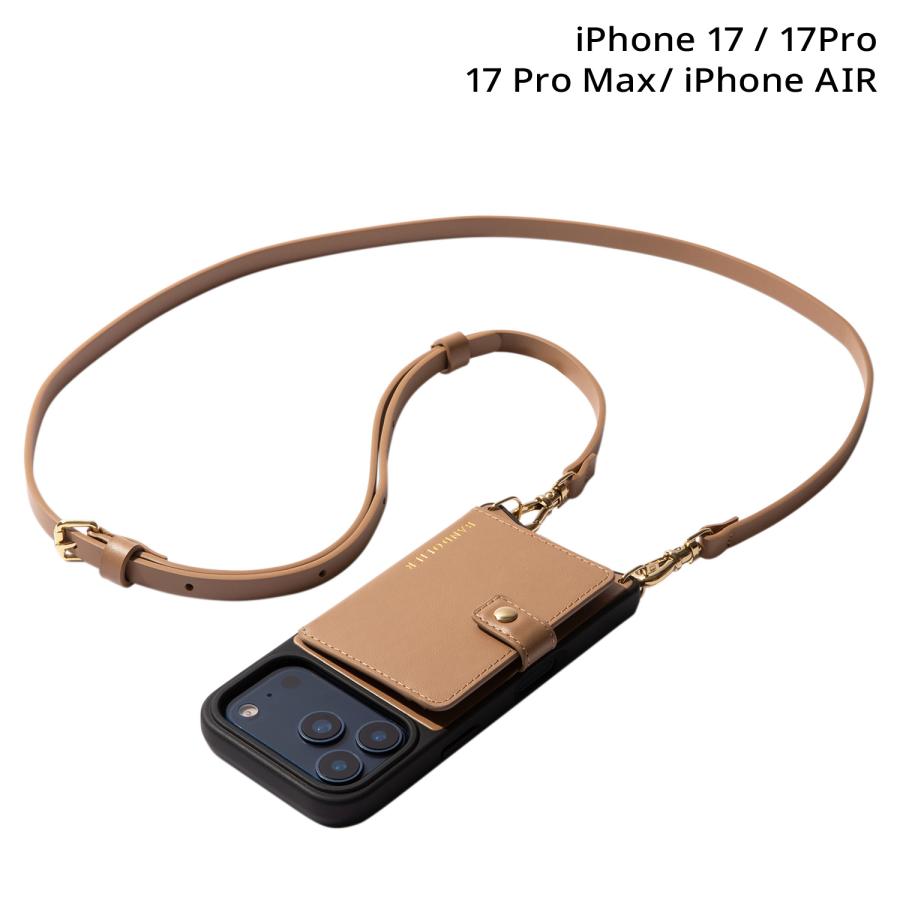 新品！バンドリヤー　iPhone17proケース ミラマグセーフゴールド BANDOLIER（バンドリヤー） スマホショルダー iPhone17 17Pro 17Pro