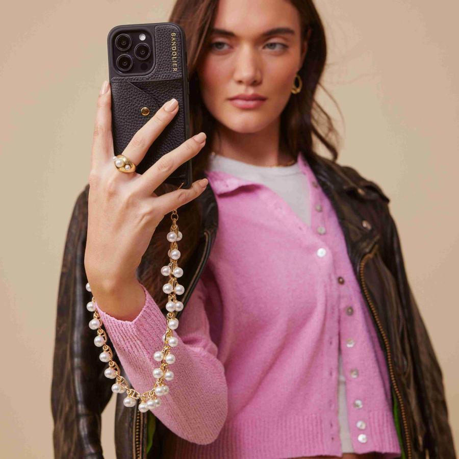 Bandolier 　バンドリヤー　EMELIA ロングパール スマホストラップ BANDOLIER（バンドリヤー） ストラップ スマホストラップ バンドレット
