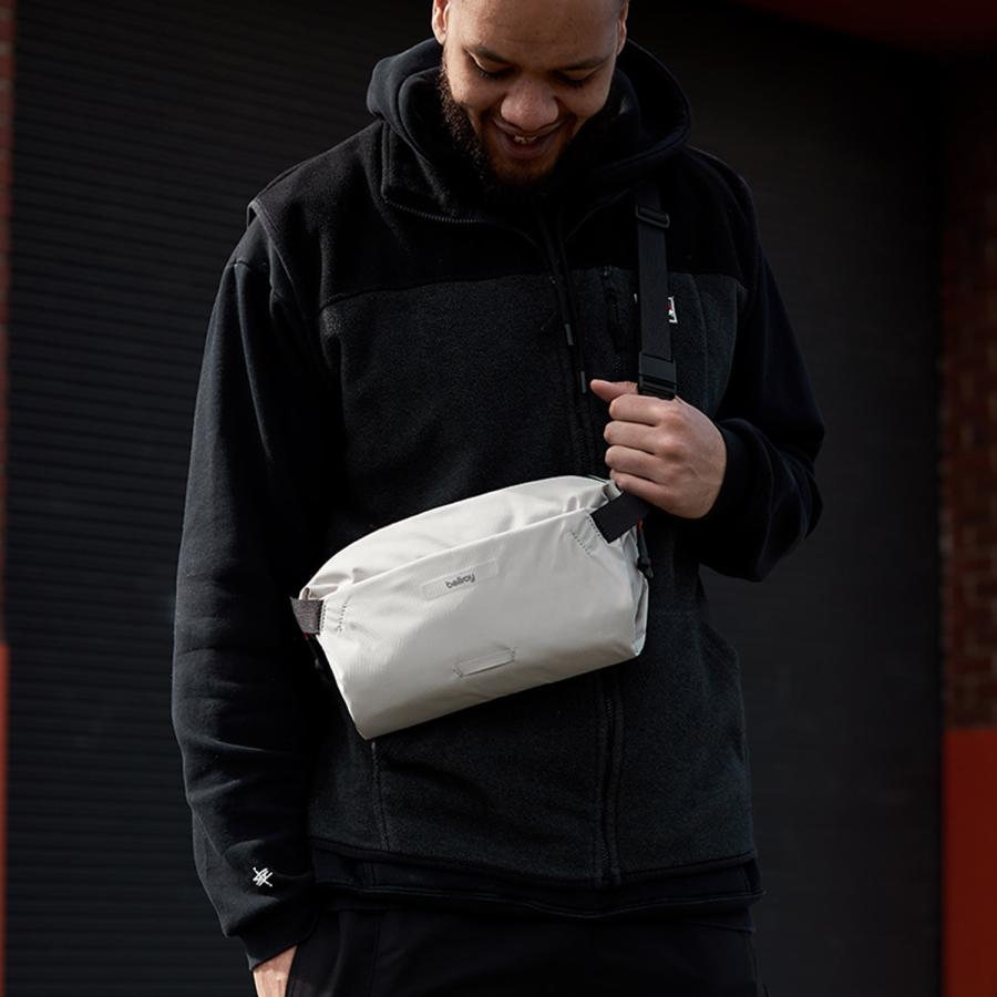 Bellroy ベルロイ バッグ ウエストバッグ ウエストポーチ ライト スリング メンズ レディース 耐水 軽量 斜め掛け LITE SLING ブラック ベージュ 黒 | Bellroy | 06