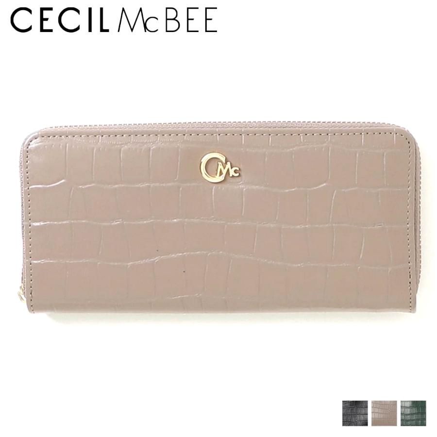 CECIL McBEE セシルマクビー 長財布 レディース ラウンドファスナー 