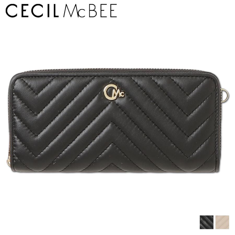 CECIL McBEE セシルマクビー 長財布 レディース ラウンドファスナー 