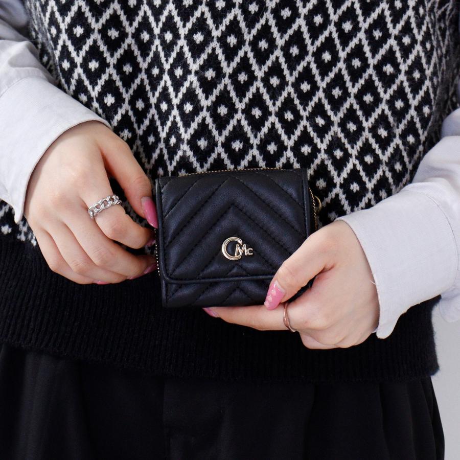 CECIL McBEE（セシルマクビー） 財布 三つ折り レディース ラウンド