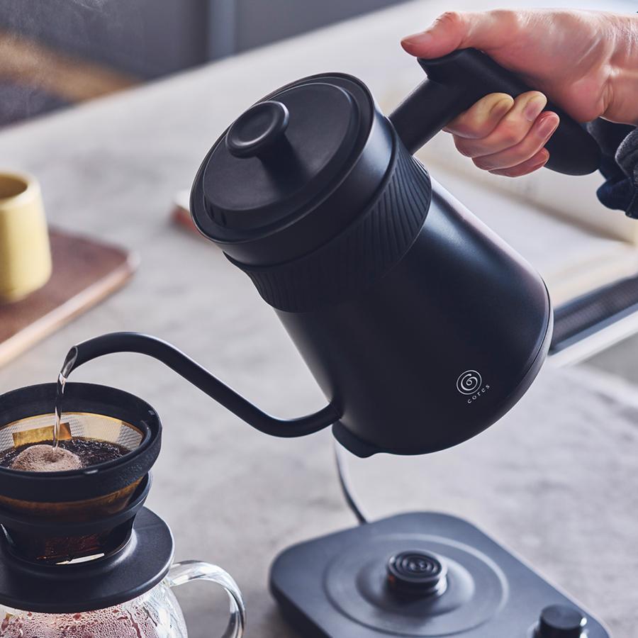 cores（コレス） コーヒー ドリップポット ケトル 電気 湯沸かし器 0.8