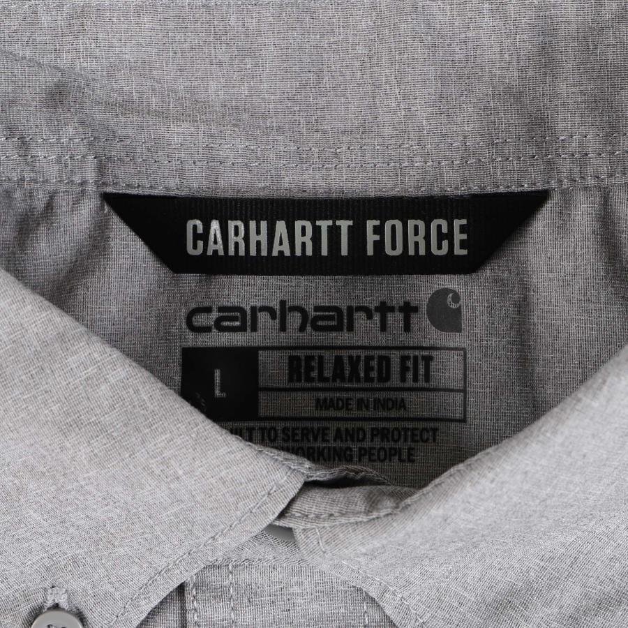 carhartt カーハート シャツ 半袖 メンズ FORCE RELAXED FIT LIGHTWEIGHT SHORT グレー ピンク グリーン 105314｜biget｜08