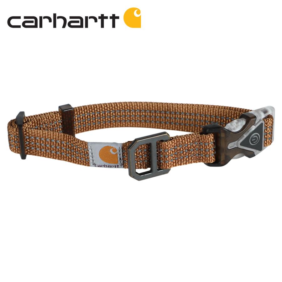 carhartt カーハート 首輪 中型犬 LEDライト付き ライティド カラー LIGHTED COLLAR FOR DOG ブラウン