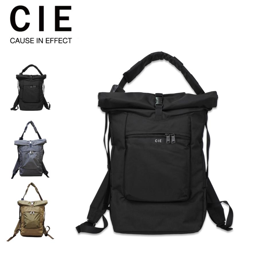 シー CIE リュック バッグ バックパック メンズ レディース 大容量 PRIOR 2WAY BACKPACK ブラック グレー ベージュ 黒 35000 CIE（シー） リュック バッグ バックパック メンズ レディース 大容量
