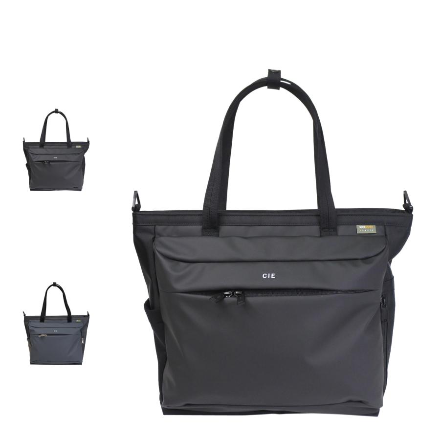 CIE シー バッグ ハンドルバッグ ショルダーバッグ トートバッグ メンズ 斜めがけ 防水 撥水 耐摩耗 ブラック グレー 黒 072304 CIE（シー） バッグ ハンドルバッグ ショルダートートバッグ メンズ 斜