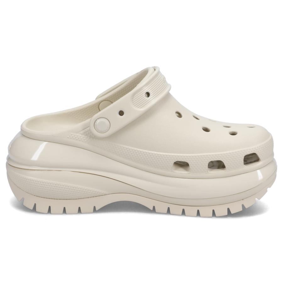 crocs クロックス サンダル クラシック メガ クラッシュ クロッグ レディース 厚底 CLASSIC MEGA CRUSH CLOG ベージュ 207988-2Y2｜biget｜03