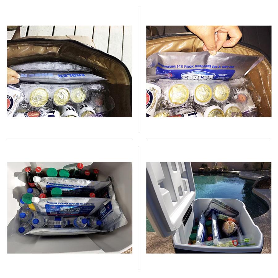 クーラーショック cooler shock 保冷剤 Sサイズ 5個セット 長時間 ジェル アイスパック 保冷パック 氷点下 長持ち 7CSSSET | COOLER SHOCK | 14