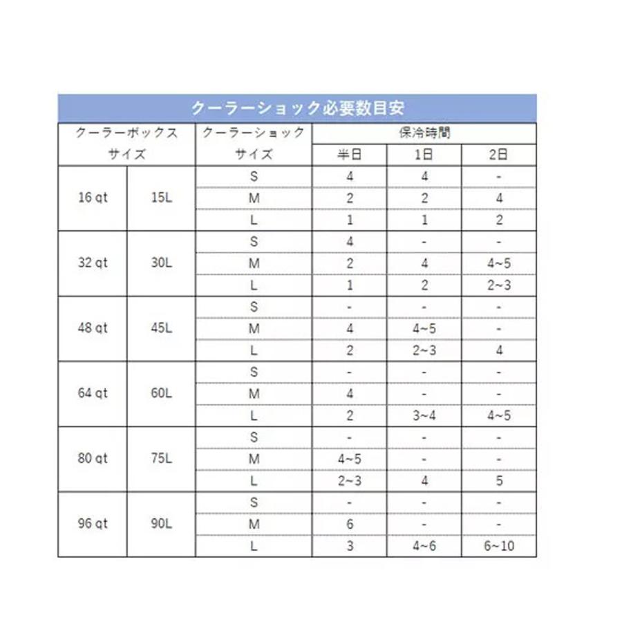 クーラーショック cooler shock 保冷剤 Sサイズ 5個セット 長時間 ジェル アイスパック 保冷パック 氷点下 長持ち 7CSSSET | COOLER SHOCK | 08