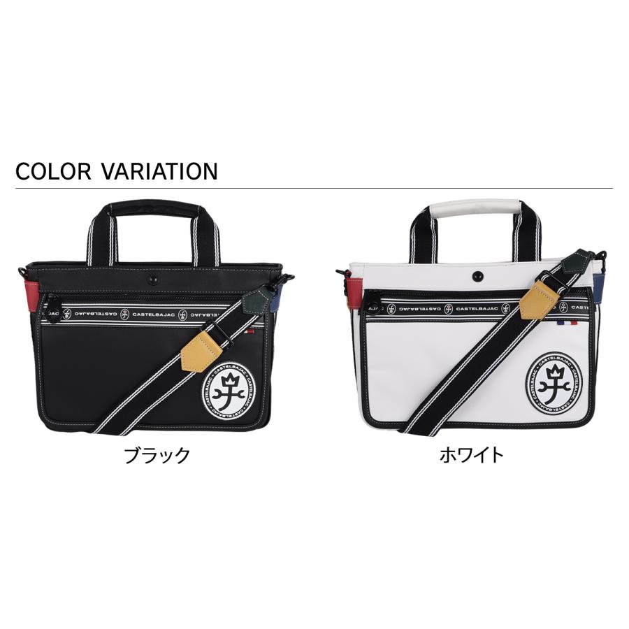 CASTELBAJAC トートバッグ ホワイト ブラック CASTELBAJAC カステルバジャック バッグ トートバッグ メンズ