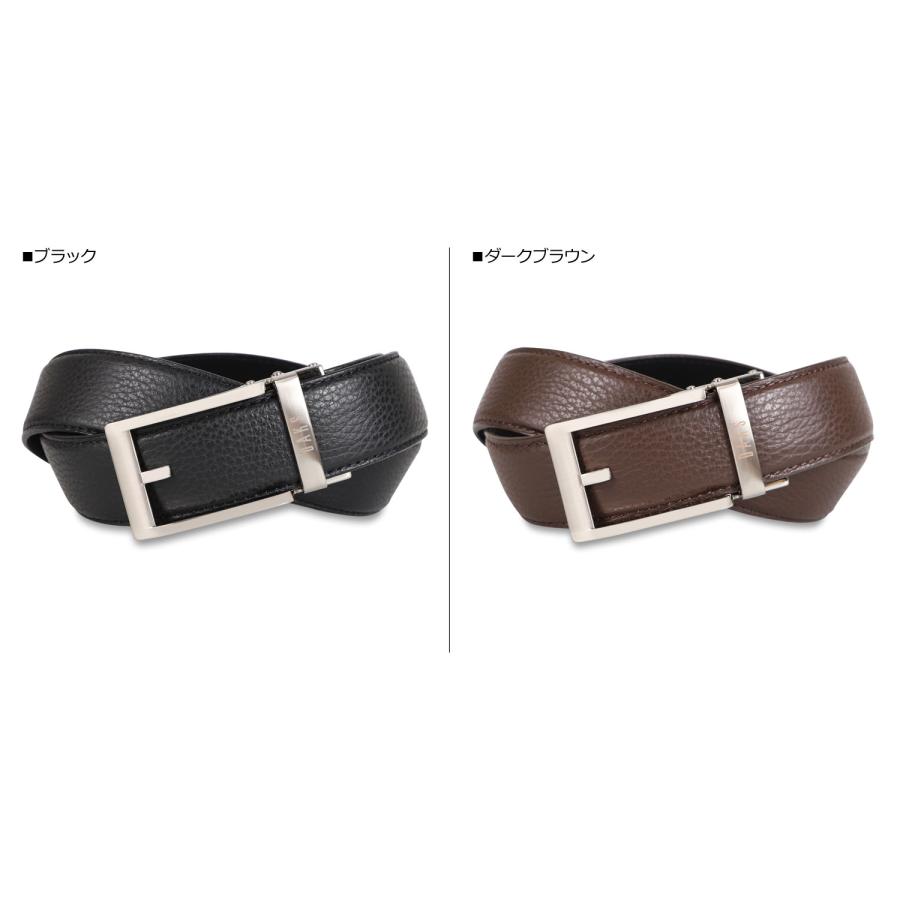DAKS（ダックス） ベルト メンズ 本革 LEATHER BELT ブラック ダーク