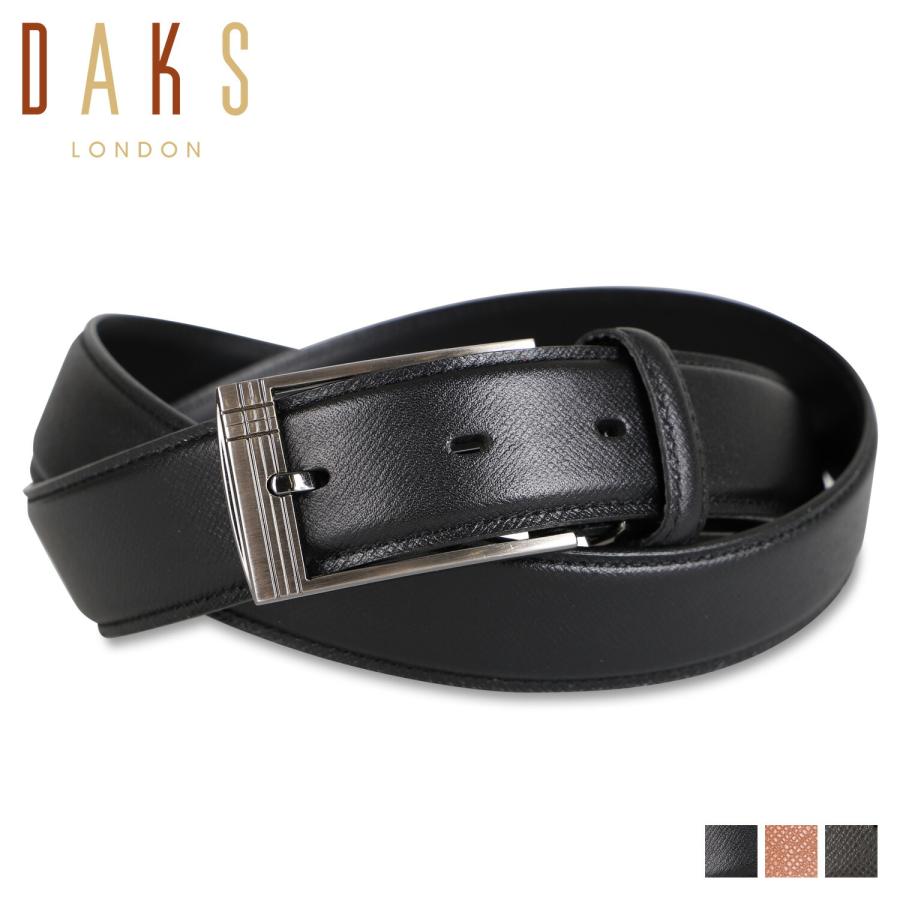 DAKS ダックス ベルト メンズ 本革 LEATHER BELT ブラック ブラウン ダークブラウン 黒 DB22210 DAKS（ダックス） ベルト メンズ 本革 LEATHER BELT ブラック ブラウン